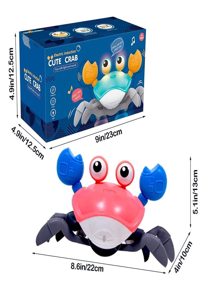 Wembley Musical Baby Gift Toys for Kids 1-3 Years Learning Activity Cube Preschool Early Brain Development Educational Interactive Game Dancing Moving Walking Sensory Crawling Crab,multicolor - Image 3